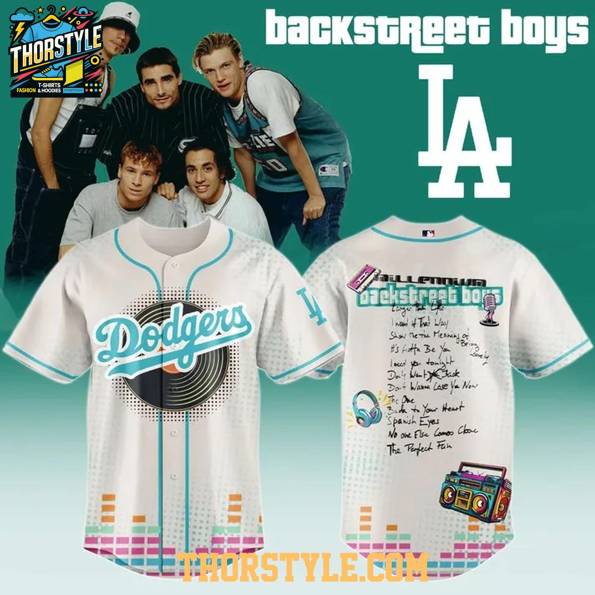 Los Angeles Dodgers Into The Millennium 2026 Tour MLB Baseball Jersey