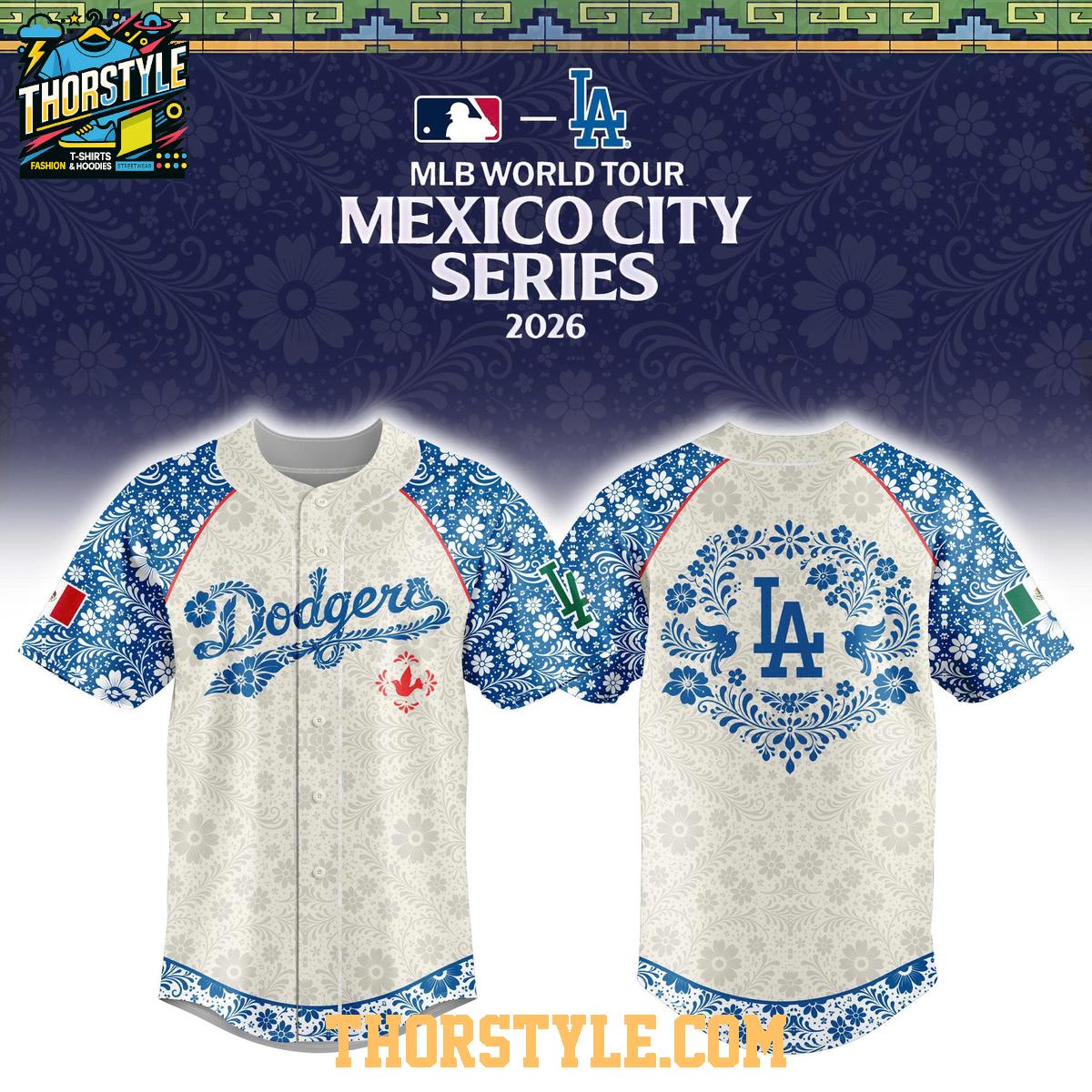 Los Angeles Dodgers Mexican Heritage Night x MLB 2026 Baseball Jersey