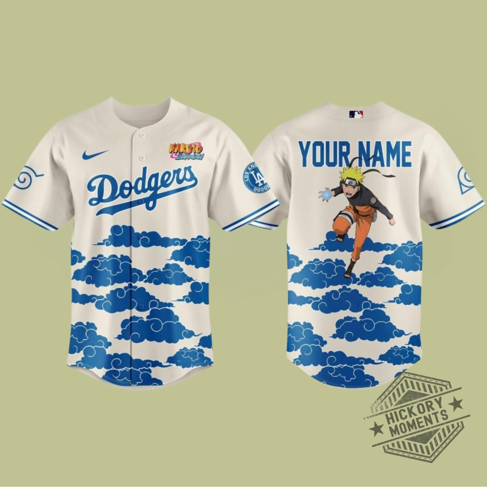 Los Angeles Dodgers Naruto Anime Night 2026 Baseball Jersey