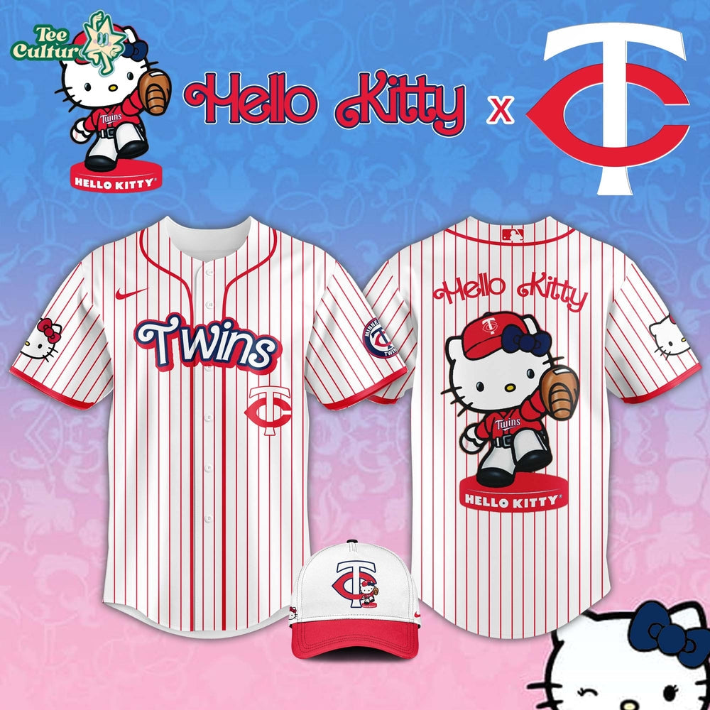 Minnesota Twins 2026 Hello Kitty Night MLB Edition Jersey