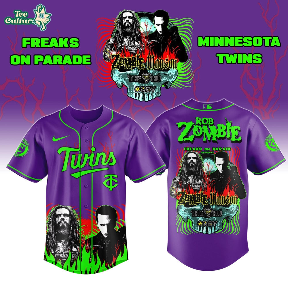 Minnesota Twins x Freaks On Parade Tour 2026 Colab Jersey Limited Edition