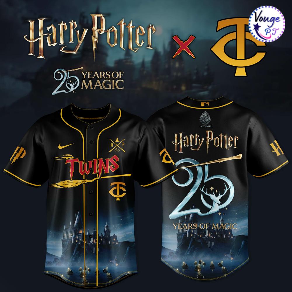 Minnesota Twins x Harry Potter – 25 Years of Magic Baseball Jersey