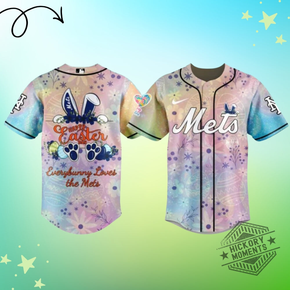New York Mets Happy Easters Day 2026 Baseball Jersey