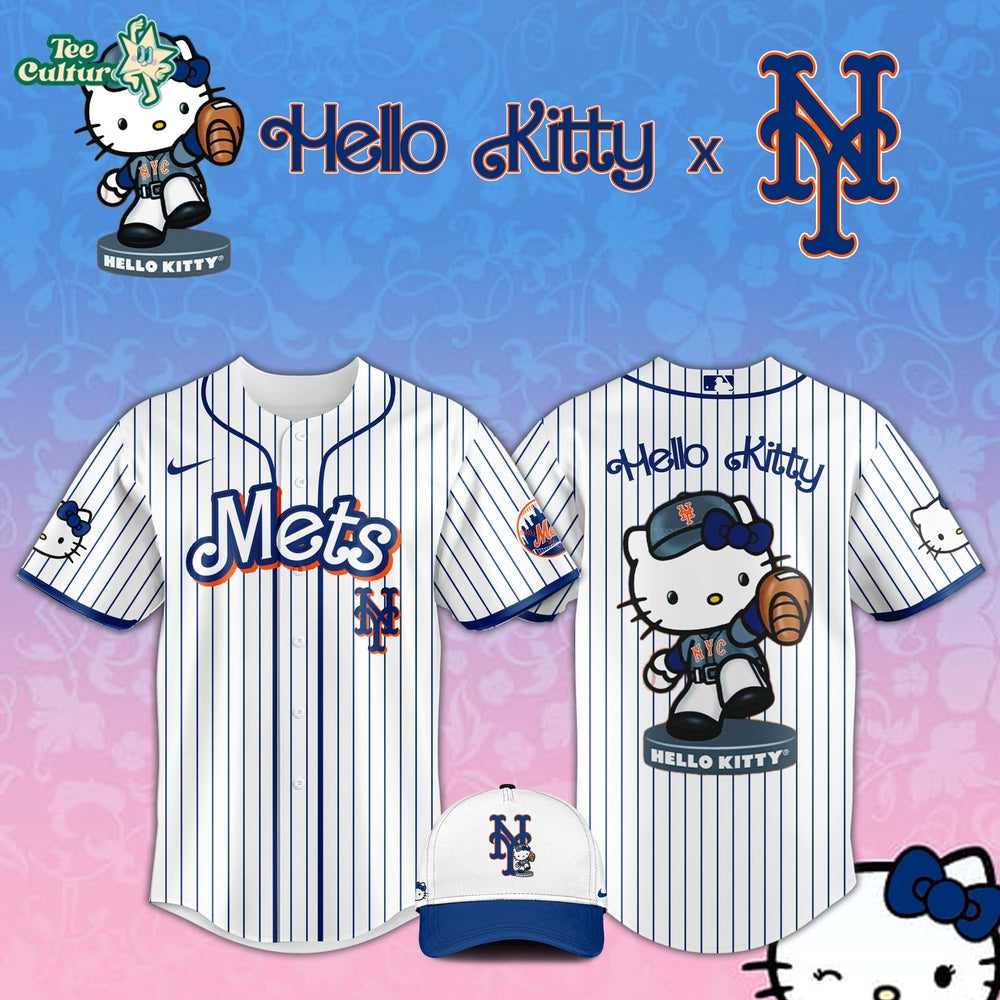 New York Mets MLB Hello Kitty Night 2026 Limited Fan Jersey