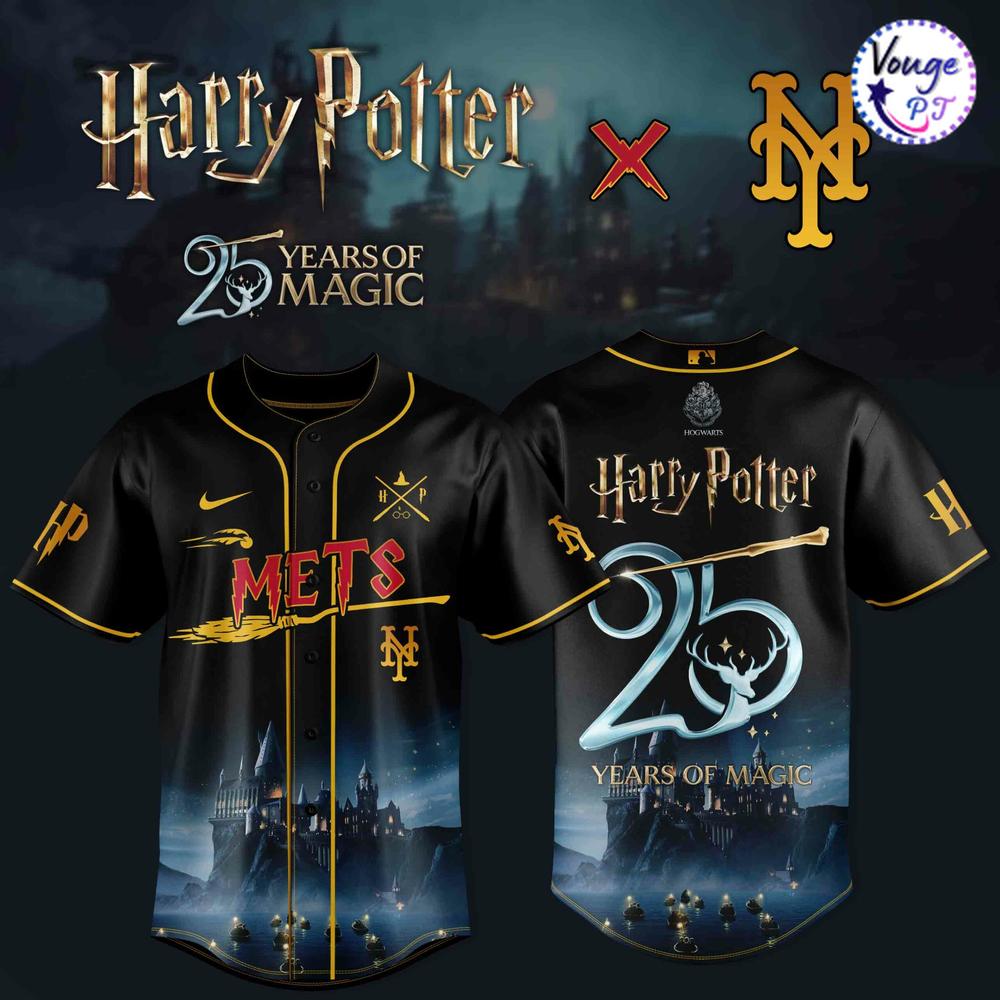 New York Mets x Harry Potter – 25 Years of Magic Baseball Jersey