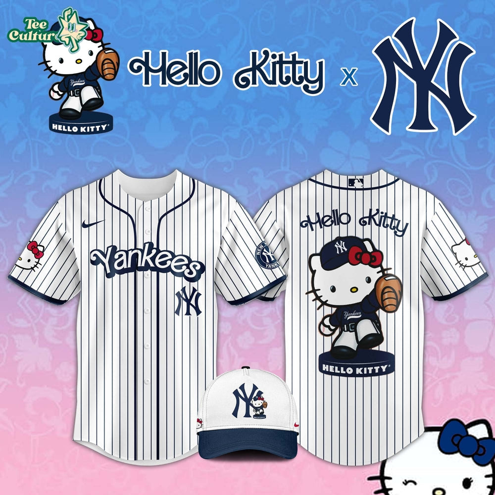 New York Yankees 2026 Hello Kitty Night MLB Special Edition Jersey