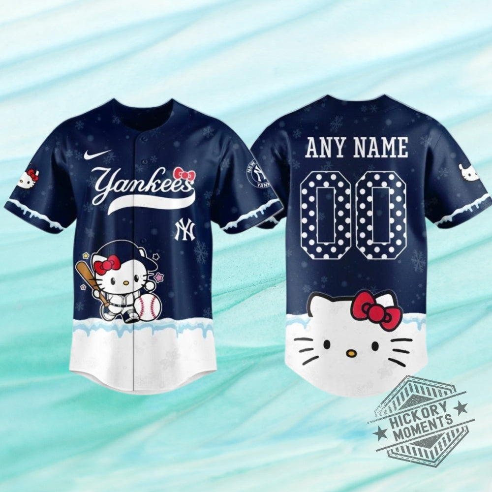 Ny Yankees Hello Kitty 2026 Night New Season Personalized Baseball Jersey