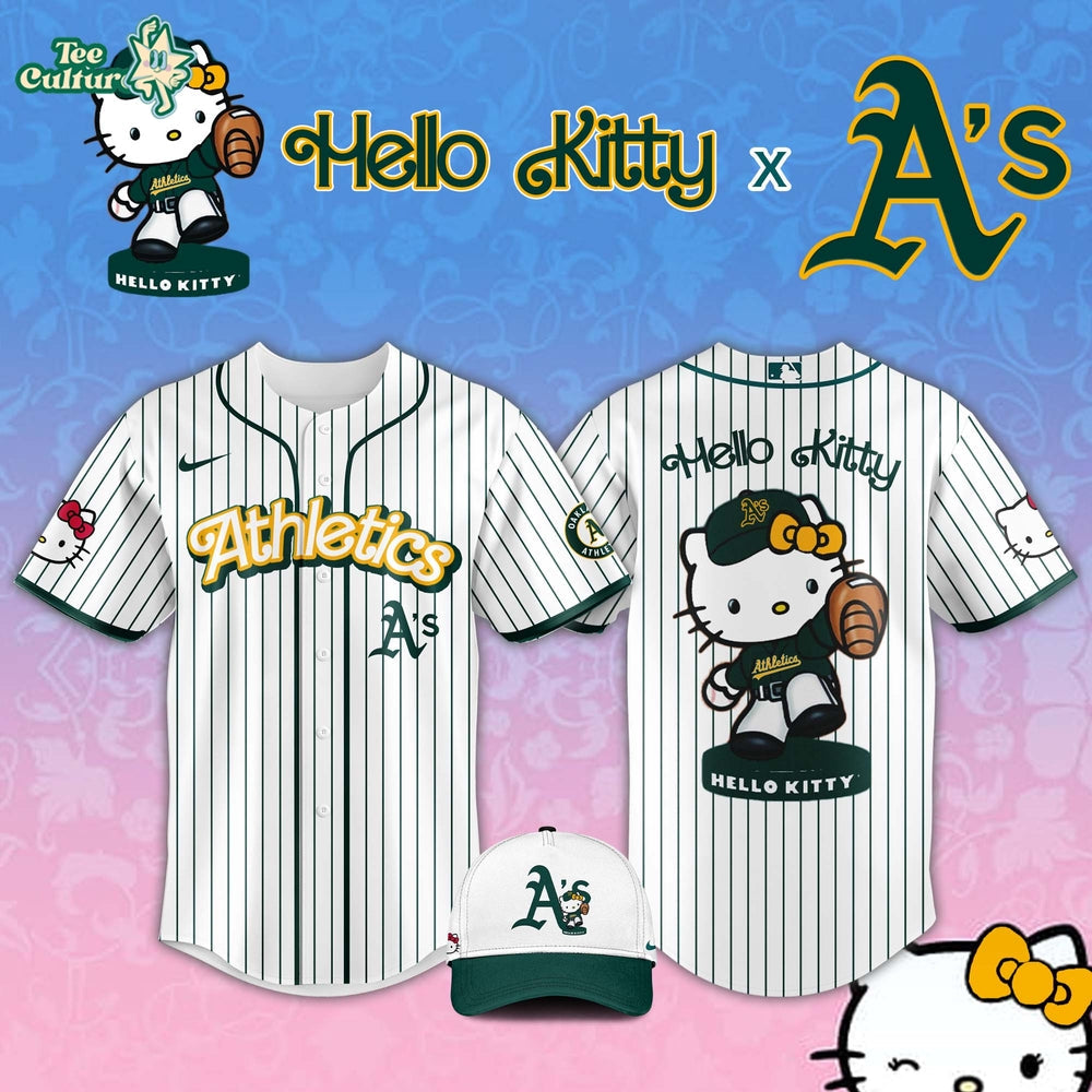 Oakland Athletics MLB Hello Kitty Night 2026 Special Jersey