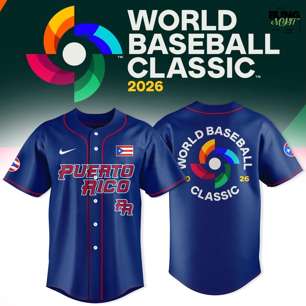 Puerto Rico 2026 World Baseball Classic Baseball Jersey