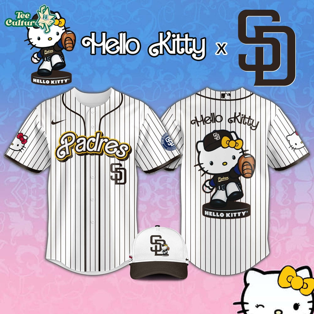 San Diego Padres Hello Kitty Night 2026 MLB Jersey