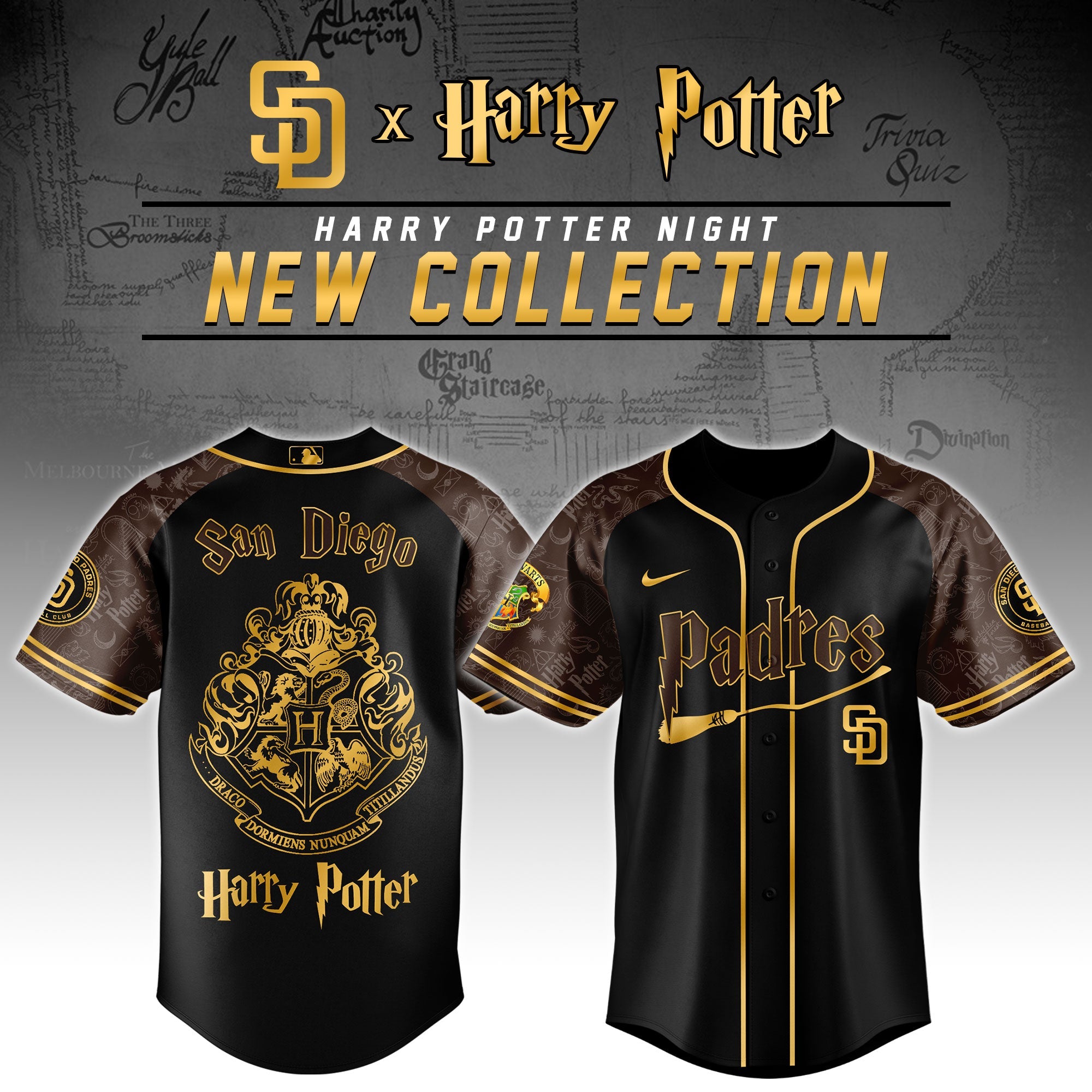 San Diego Padres x Harry Potter Night Baseball Jersey
