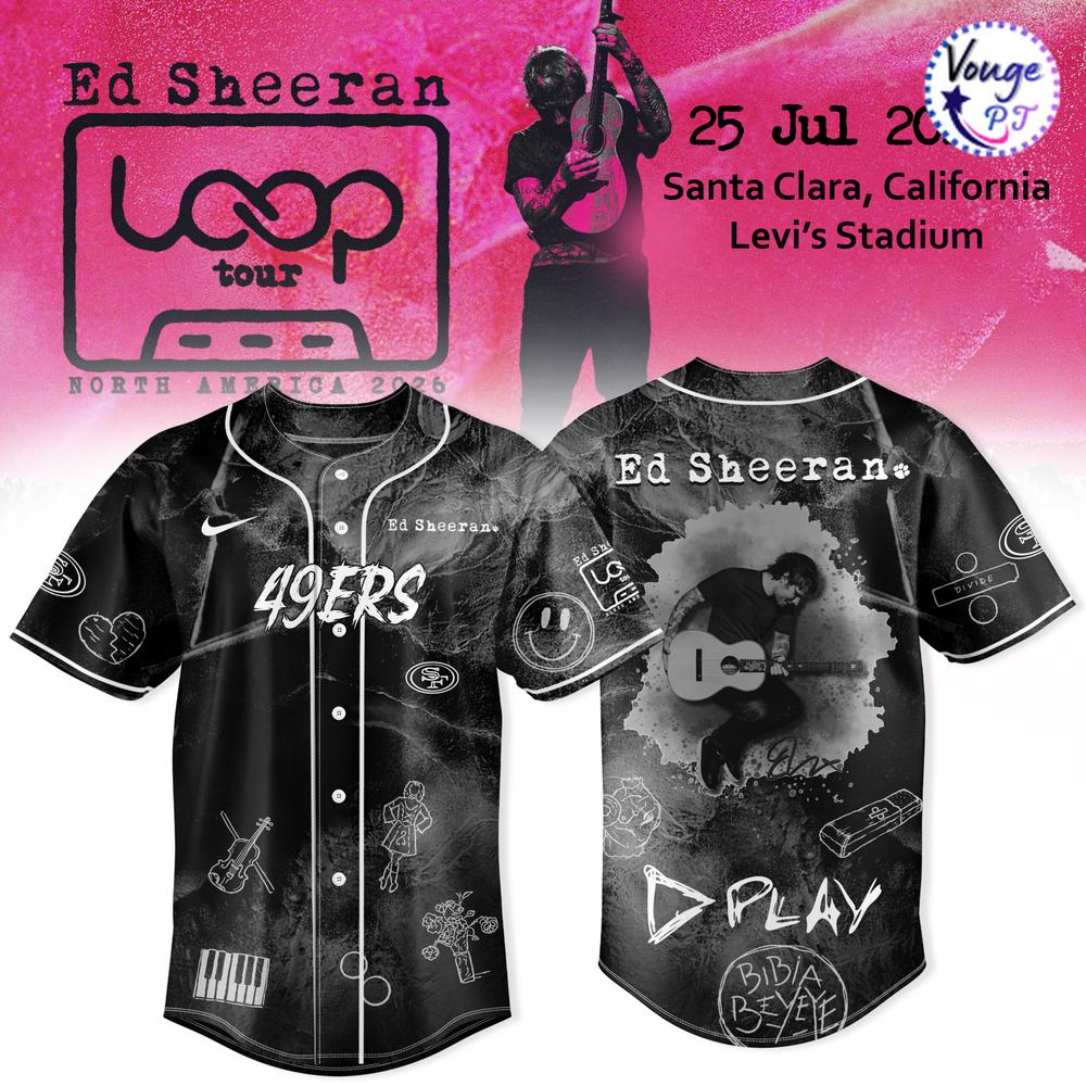San Francisco 49ers x Ed Sheeran LOOP Tour 2026 Jersey