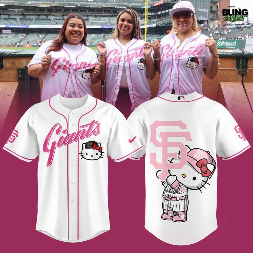 San Francisco Giants Hello Kitty 2026 Baseball Jersey