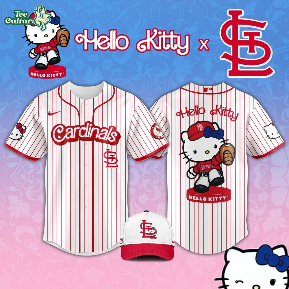 St. Louis Cardinals MLB 2026 Hello Kitty Night Limited Jersey
