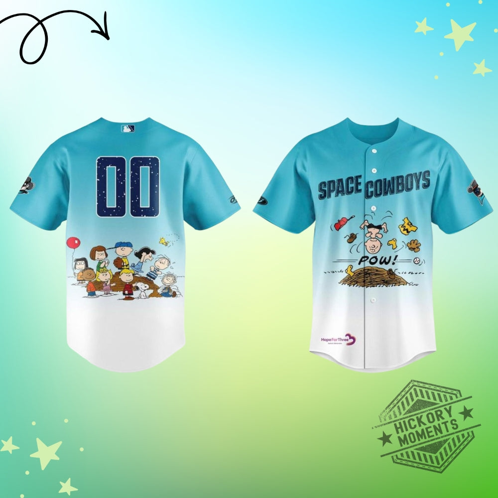 Sugar Land Space Cowboys Peanuts Night 2026 Personalized Baseball Jersey