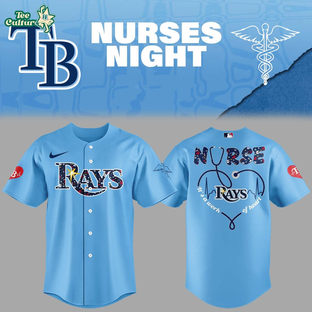 Tampa Bay Rays MLB Nurses Night 2026 Exclusive Fan Jersey