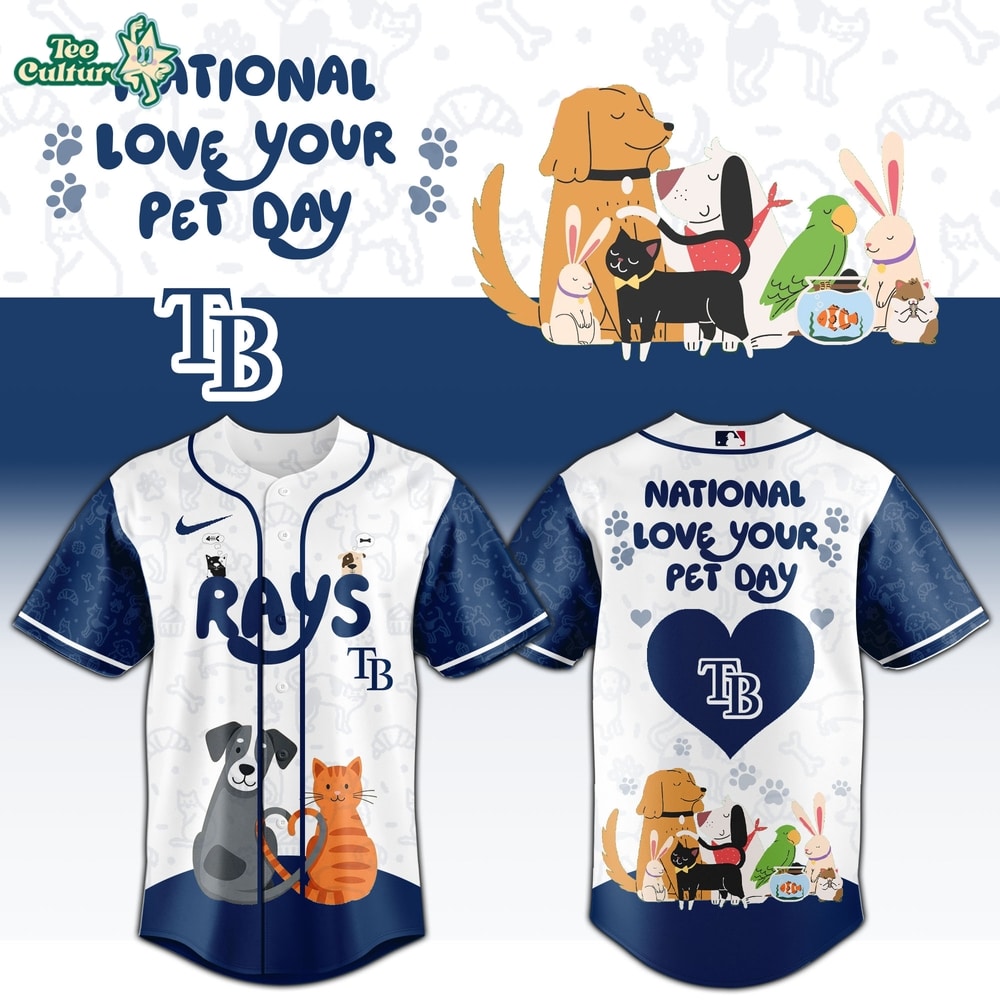 Tampa Bay Rays National Love Your Pet Day 2026 Collector’s Edition Jersey