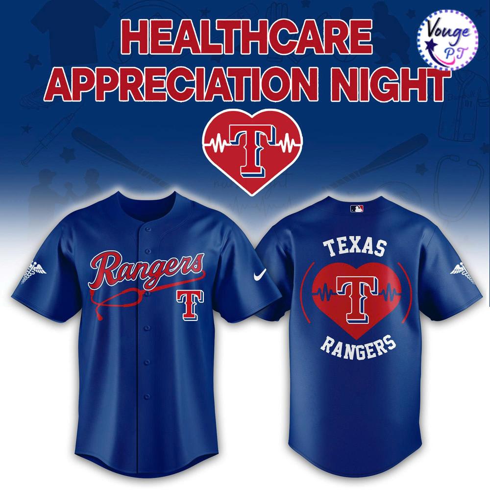 Texas Rangers Healthcare Appreciation Night Baseball Jersey