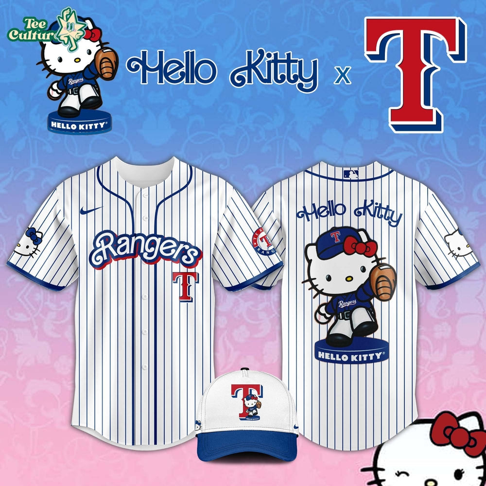 Texas Rangers MLB 2026 Hello Kitty Celebration Jersey