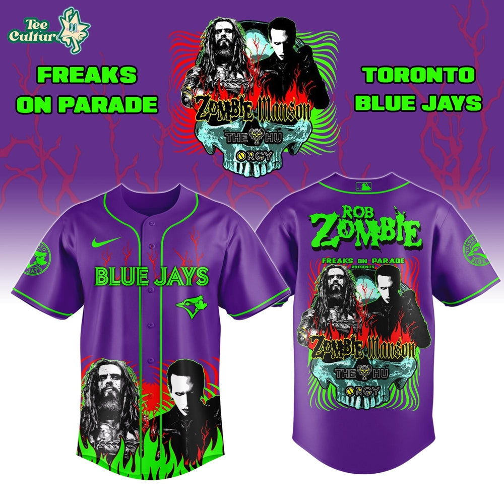 Toronto Blue Jays x Freaks On Parade Tour 2026 Colab Jersey Limited Edition