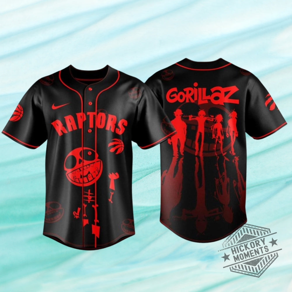 Toronto Raptors X Gorillaz The Mountain Tour 2026 Baseball Jersey