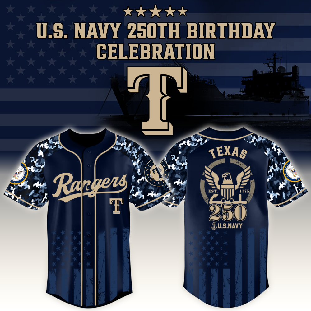 Texas Rangers x US Navy 250th Birthday Edition