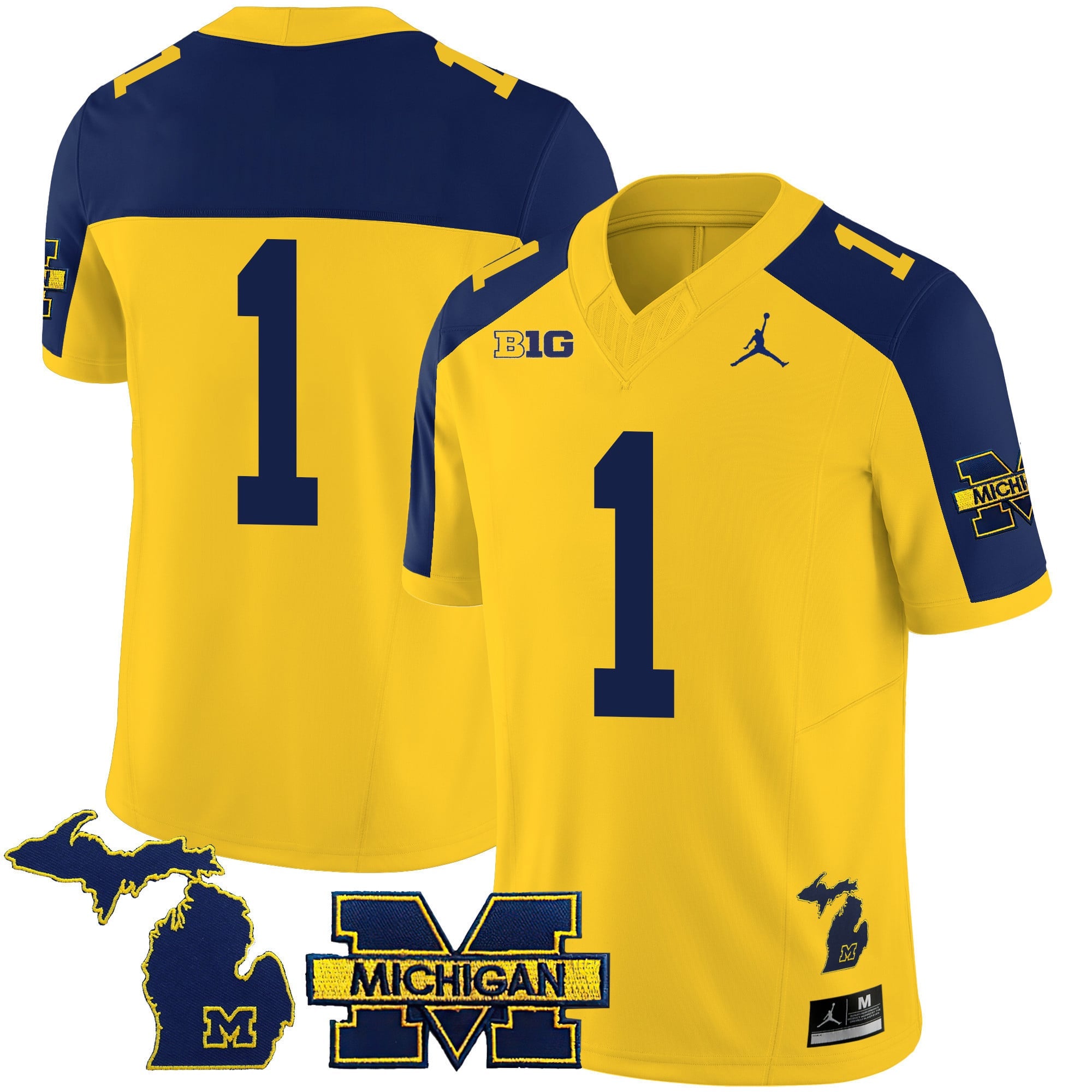 Men's Michigan Wolverines 2024 Special Jersey - All Stitched