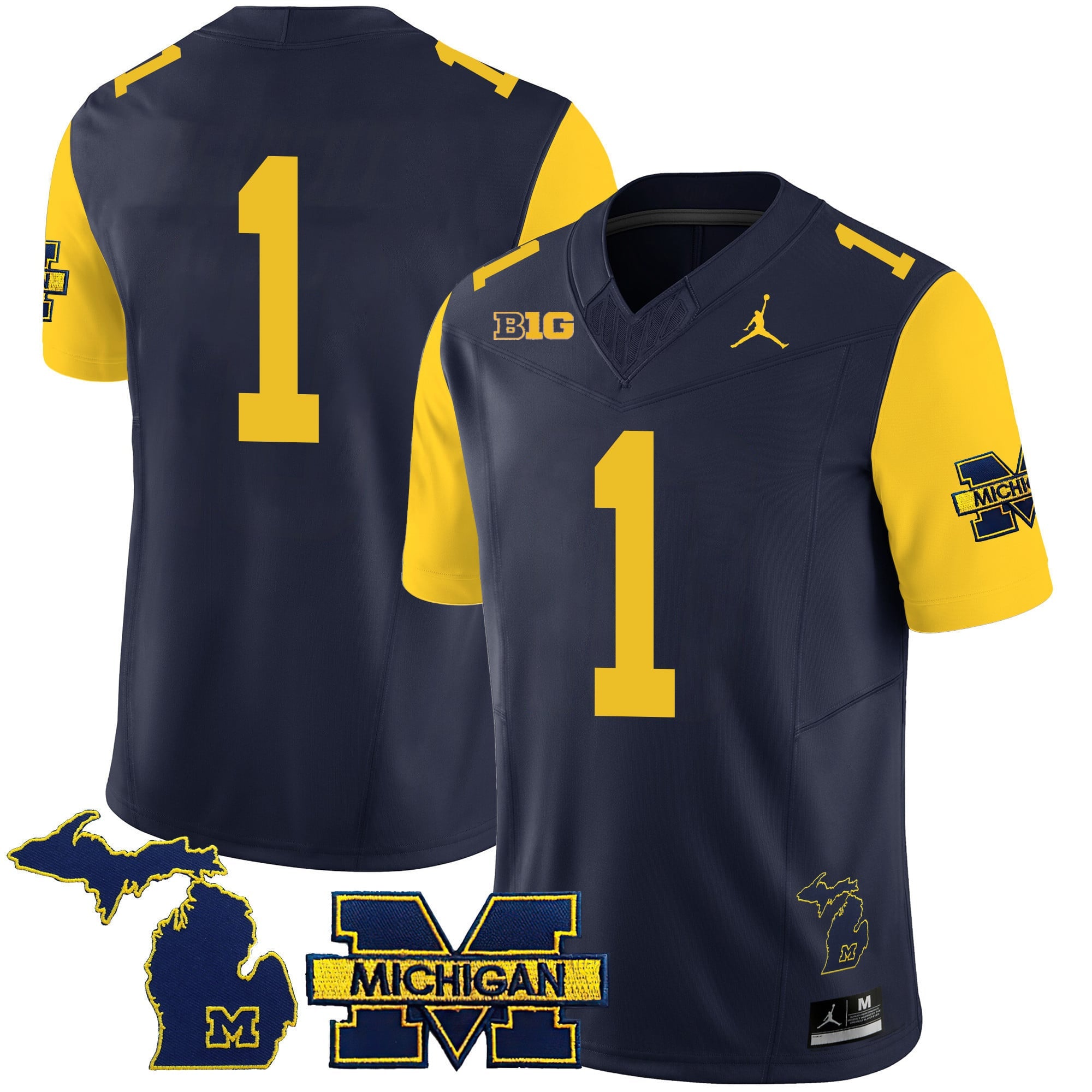 Men's Michigan Wolverines 2024 Special Jersey - All Stitched