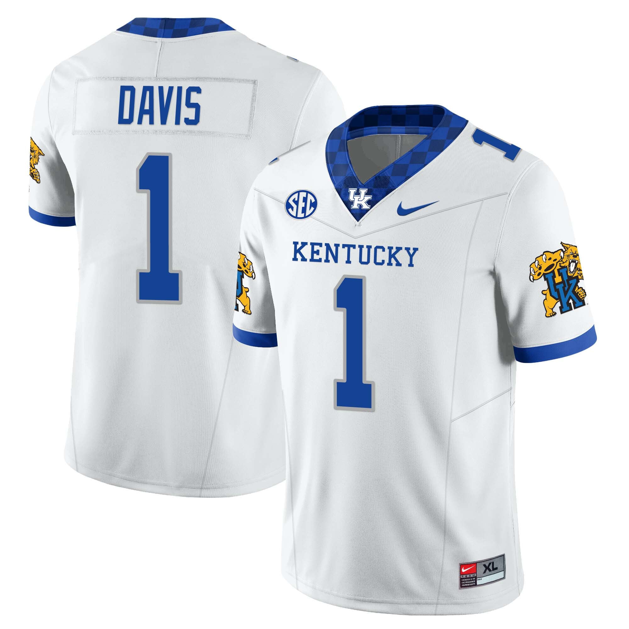 Menâs Kentucky Wildcats Football Jersey â All Stitched