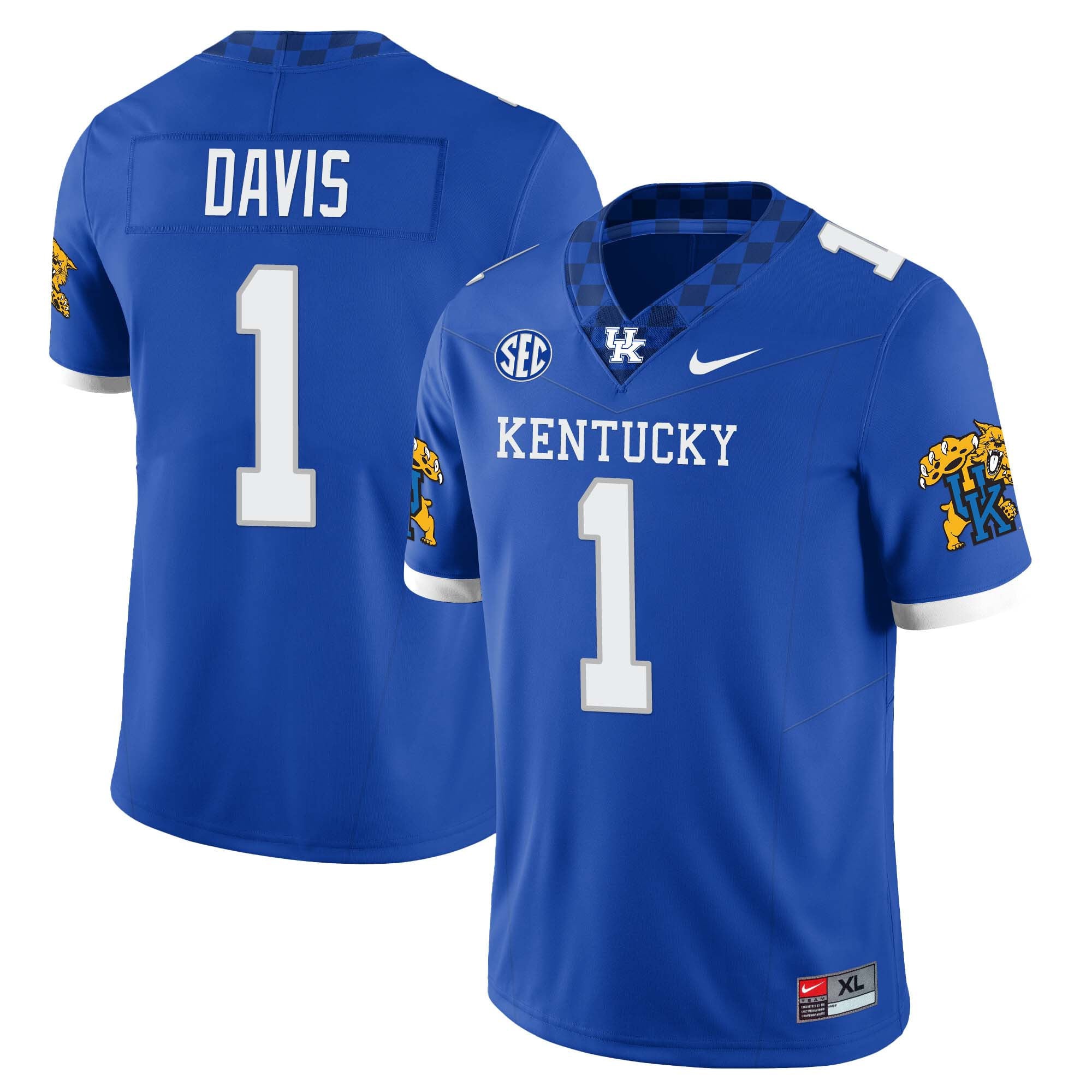 Menâs Kentucky Wildcats Football Jersey â All Stitched