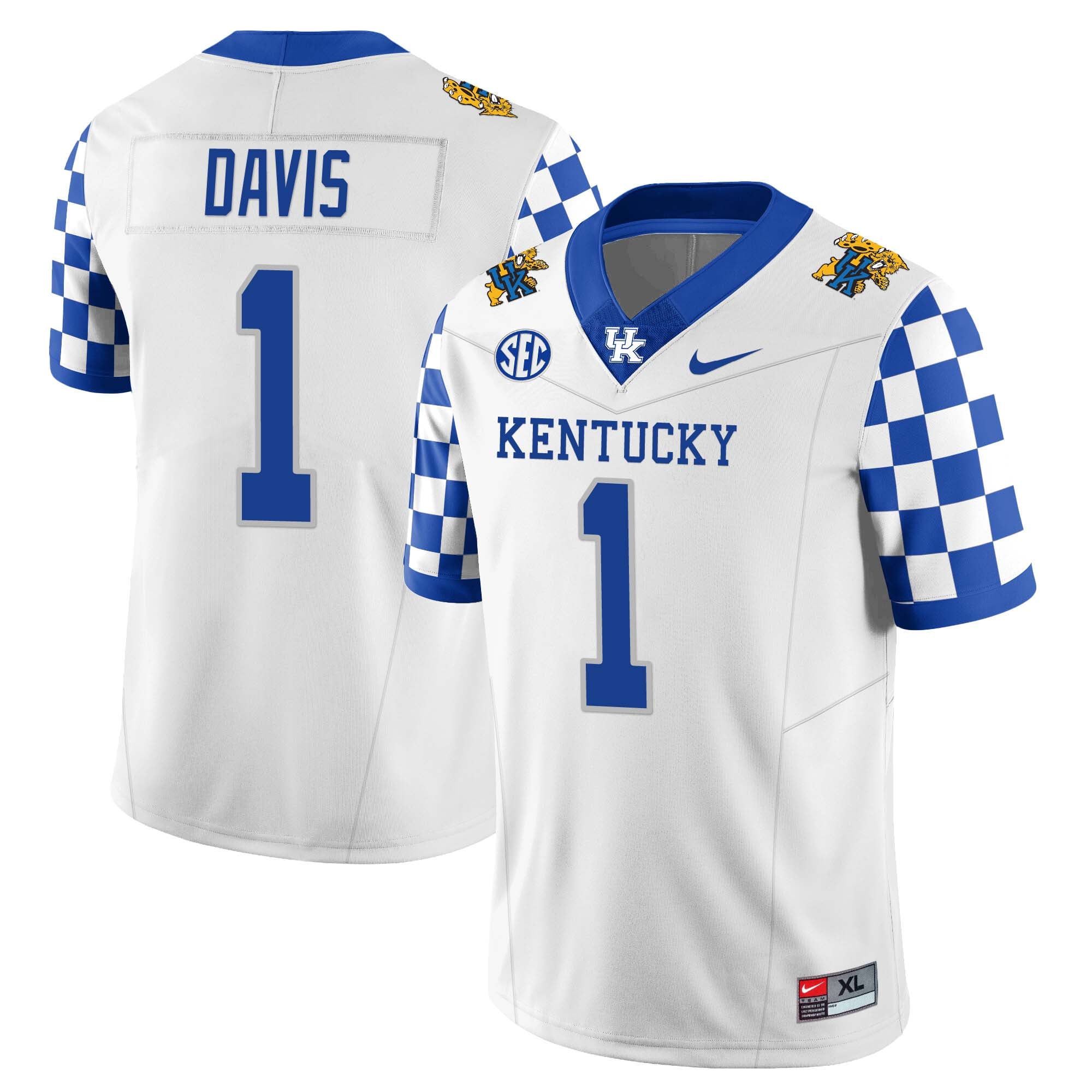Menâs Kentucky Wildcats Football Jersey â All Stitched