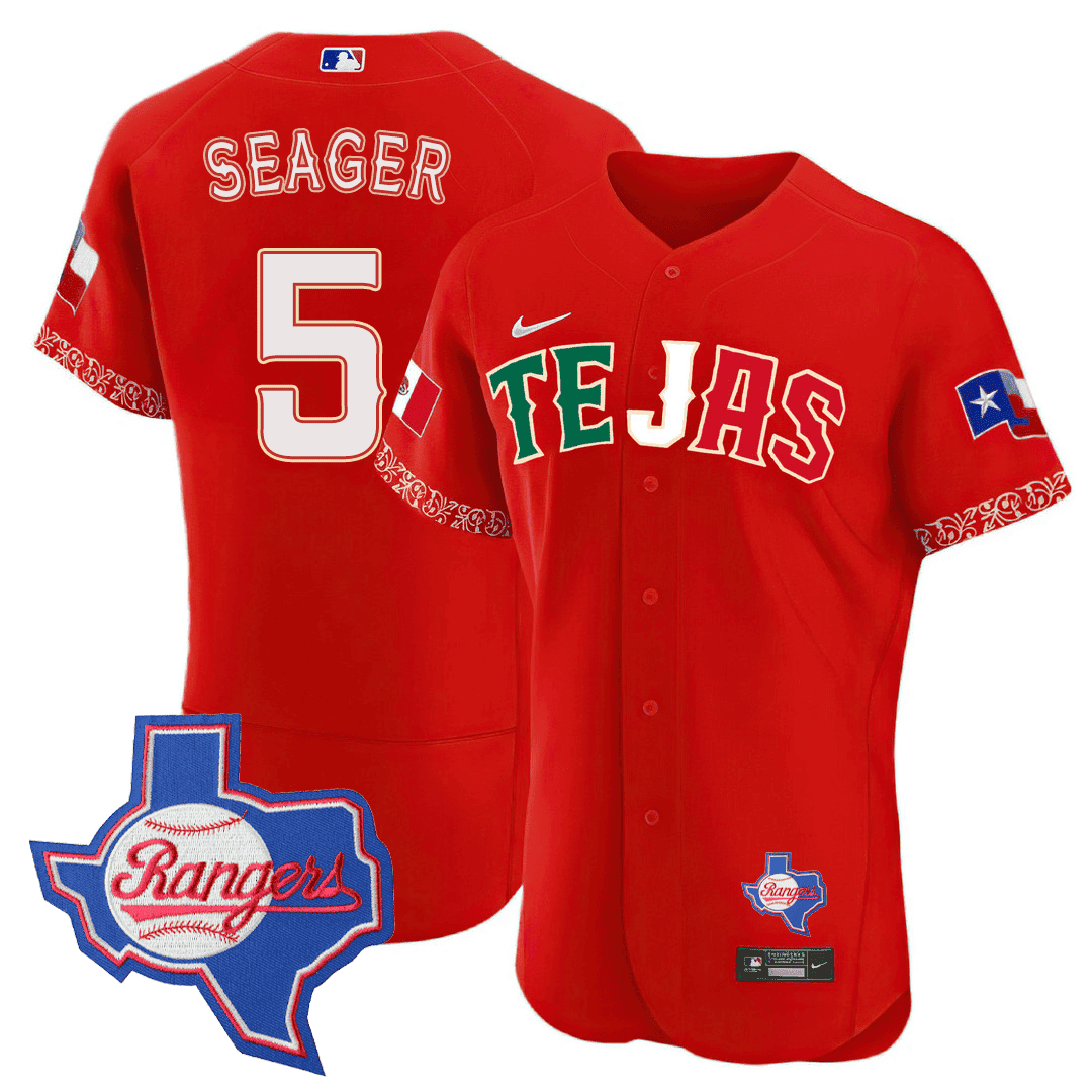 Men's Texas Rangers Special Mexico Edition Jersey - Texas State Patch