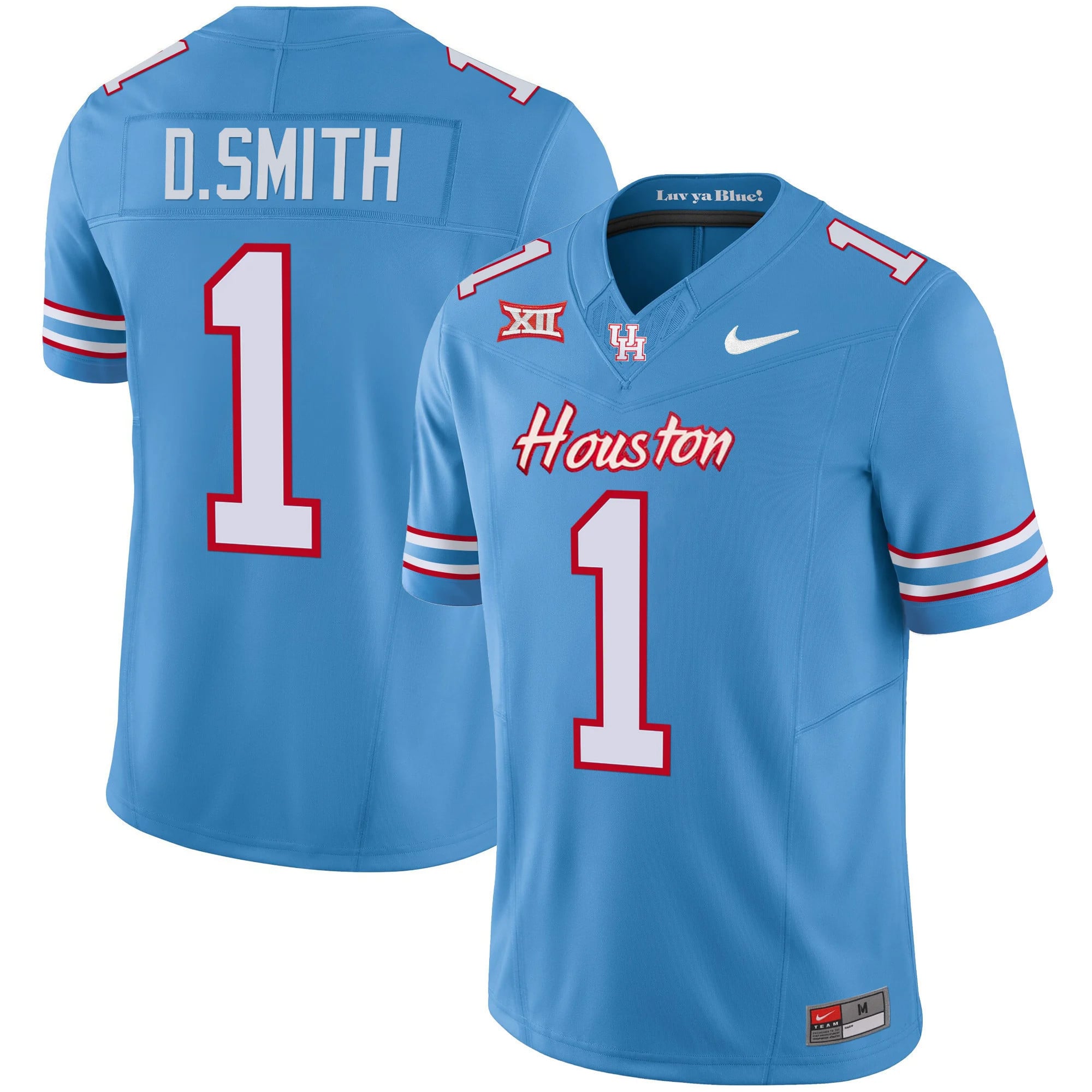 Men's Houston Cougars 2023 Oilers Inspired Vapor Jersey V4 - All Stitched