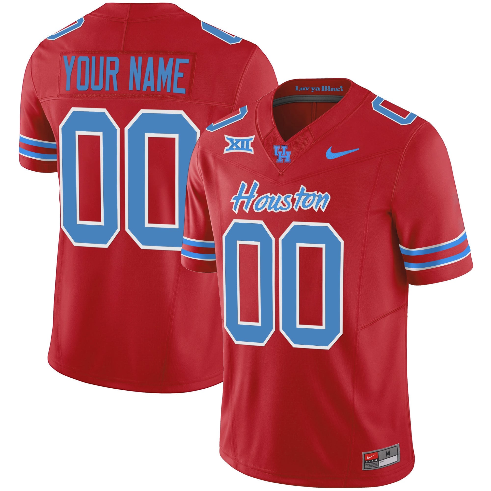 Houston Cougars 2023 Oilers Inspired Vapor Custom Jersey - All Stitched