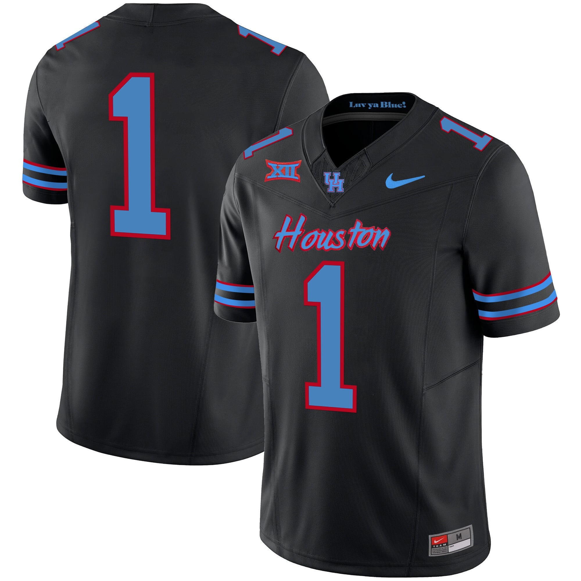 Men's Houston Cougars 2023 Oilers Inspired Vapor Jersey - All Stitched