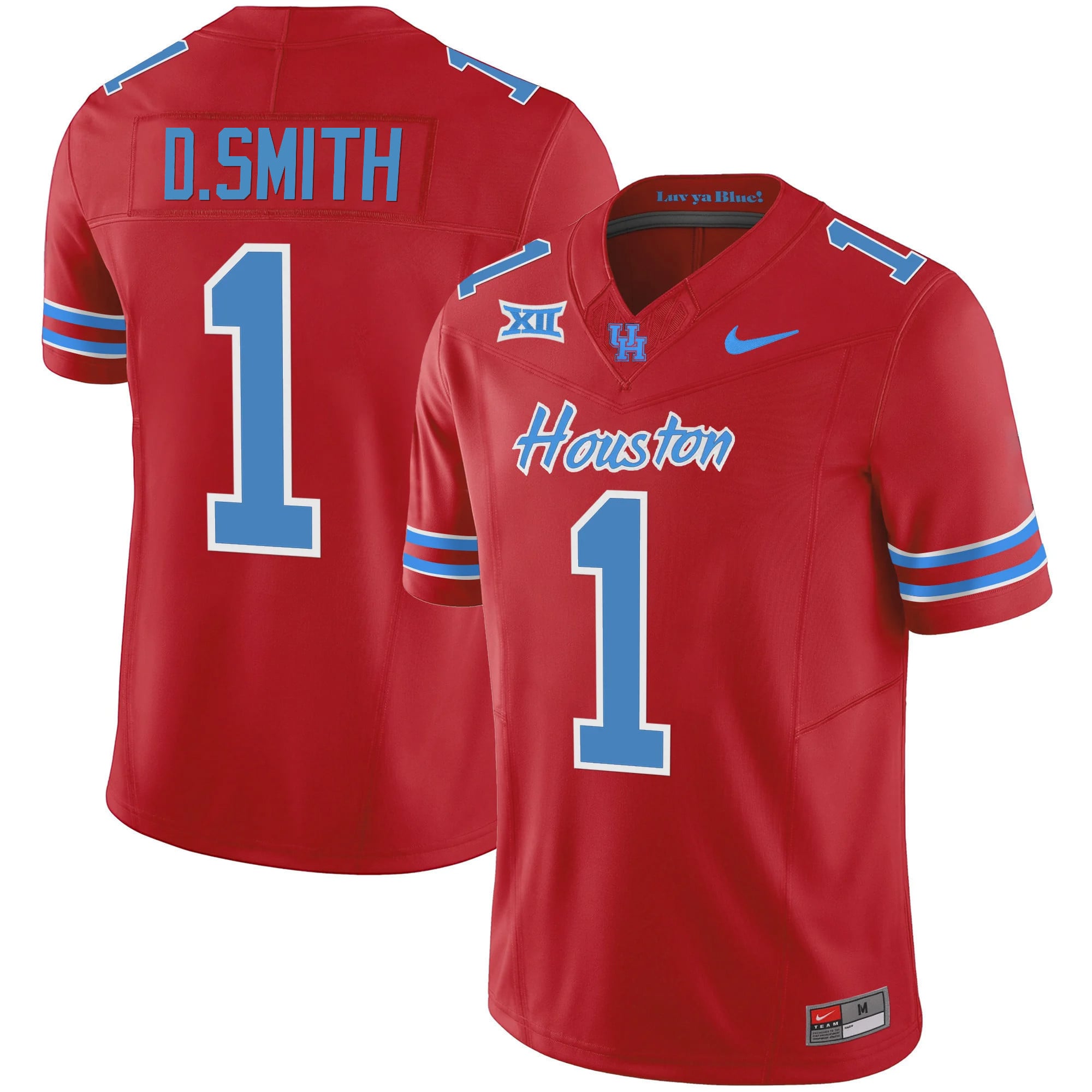 Men's Houston Cougars 2023 Oilers Inspired Vapor Jersey - All Stitched