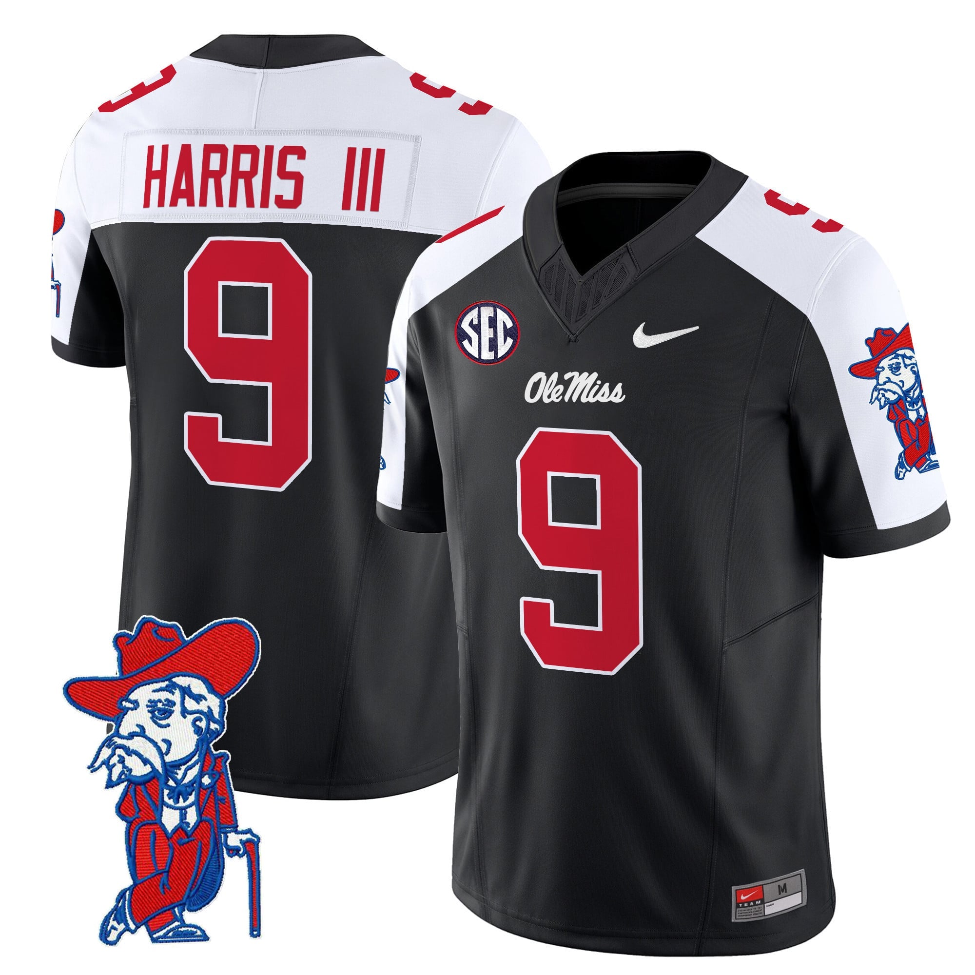 Men's Ole Miss Rebels 2024 Vapor Limited Jersey V2 - All Stitched