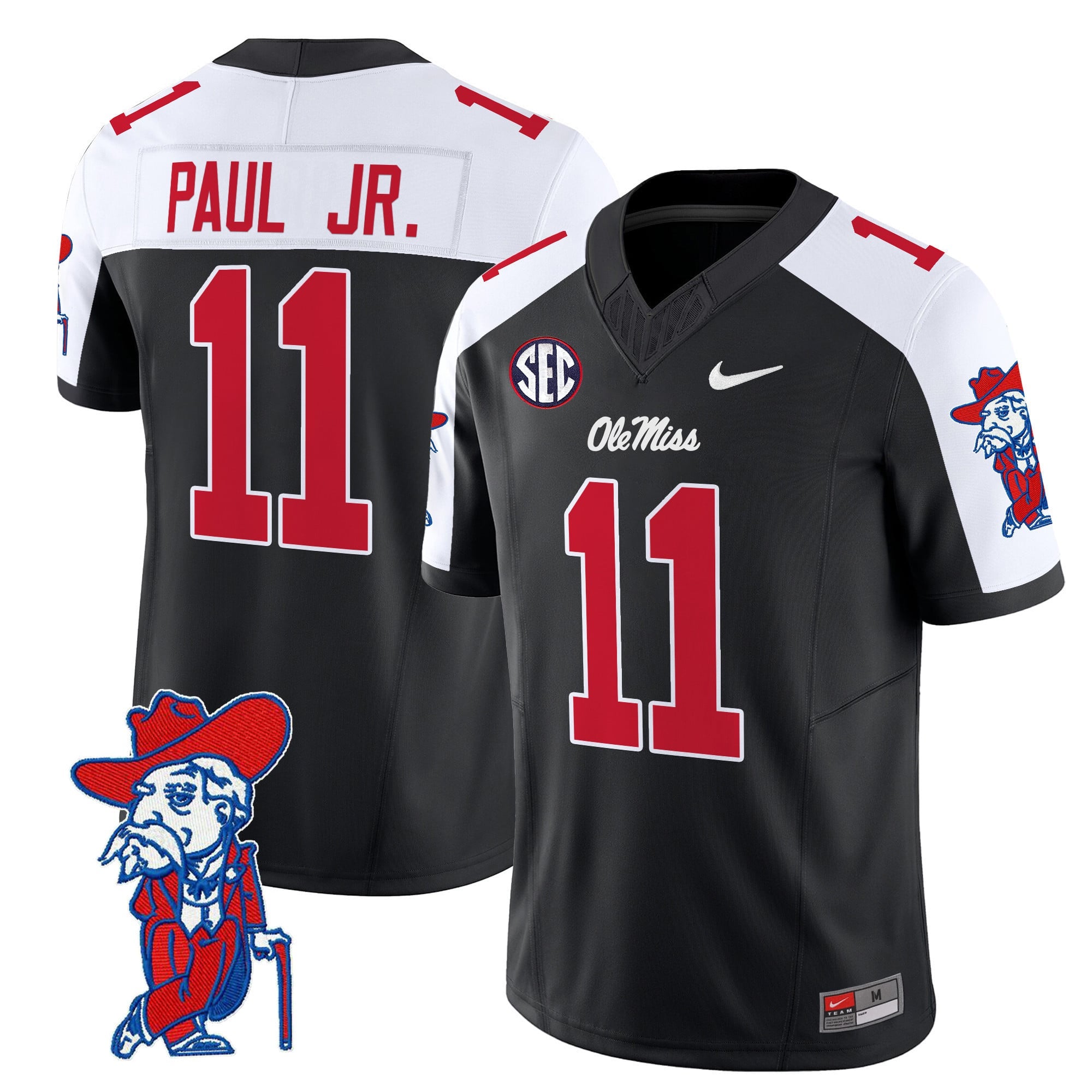Men's Ole Miss Rebels 2024 Vapor Limited Jersey V2 - All Stitched