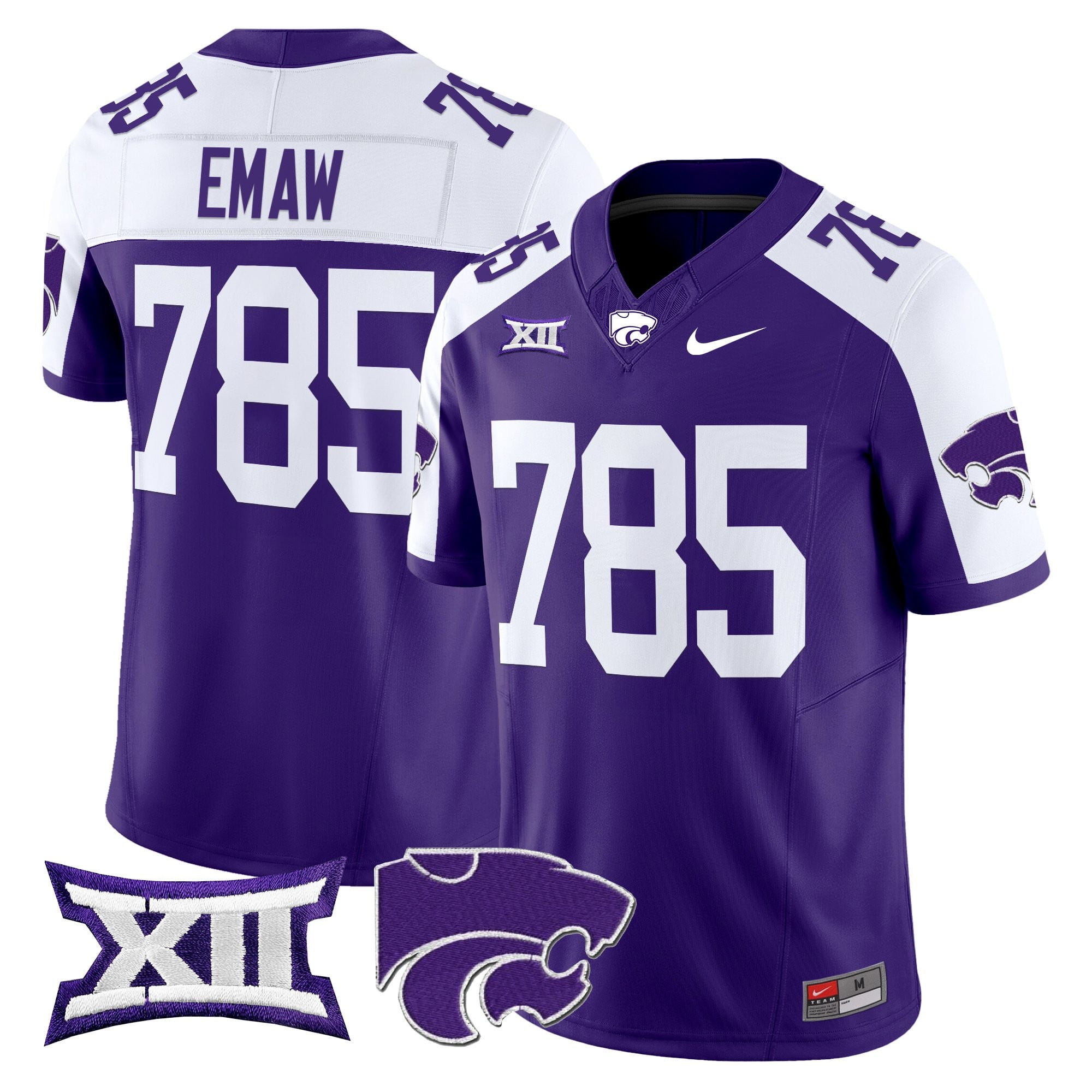 Men's Kansas State Wildcats 2025 Vapor Limited Jersey - All Stitched