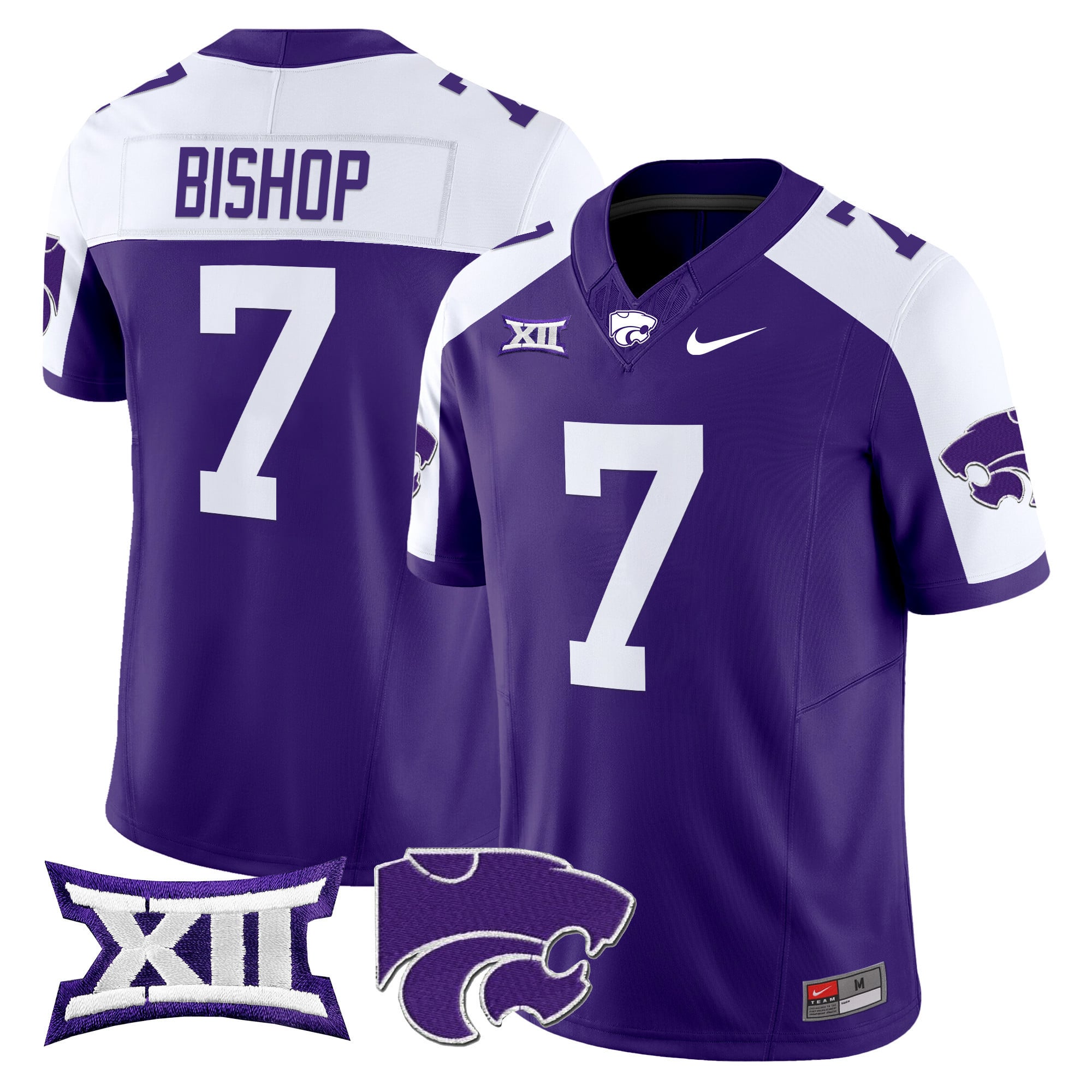 Men's Kansas State Wildcats 2025 Vapor Limited Jersey - All Stitched