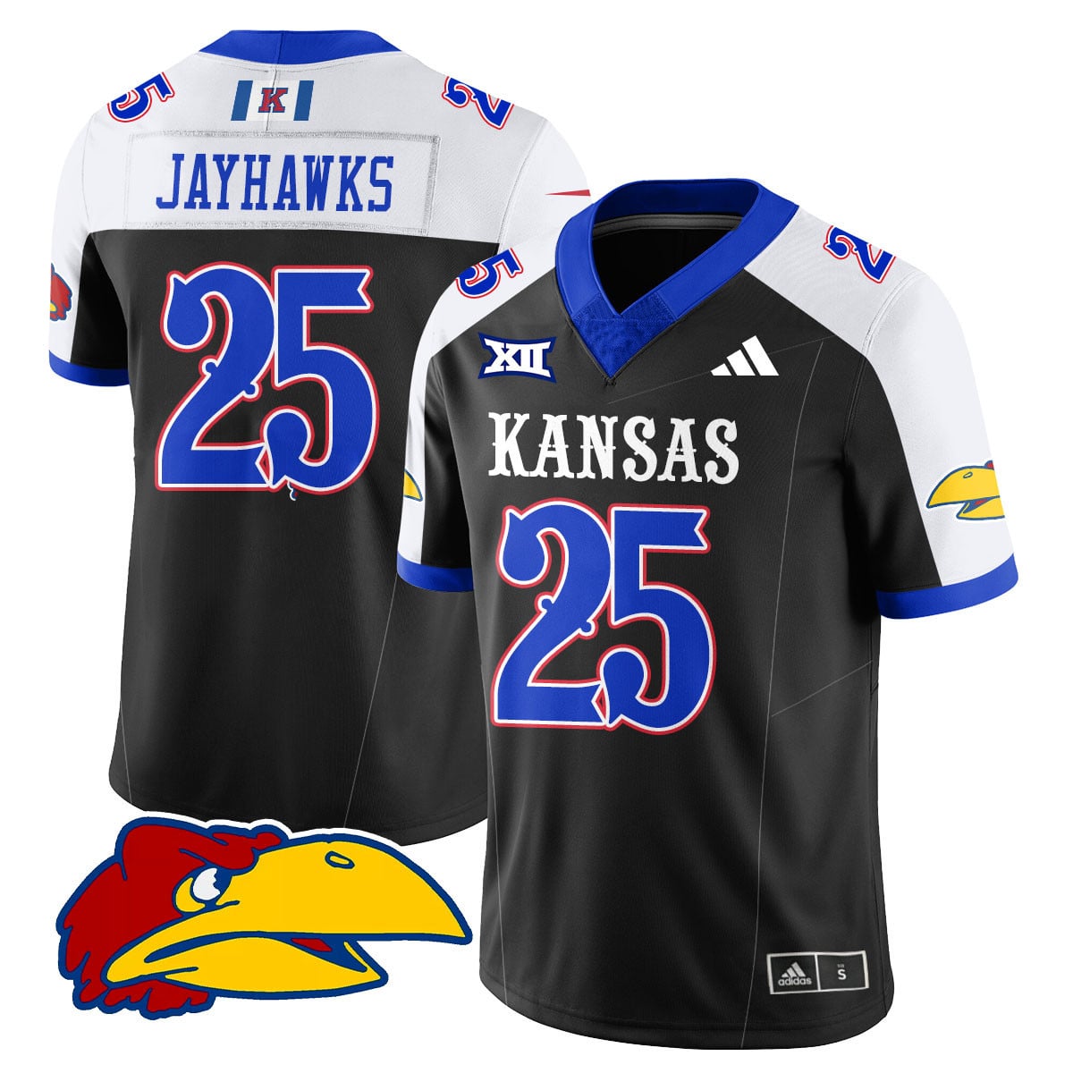 Men's Kansas Jayhawks Football 2025 Limited Jersey - All Stitched