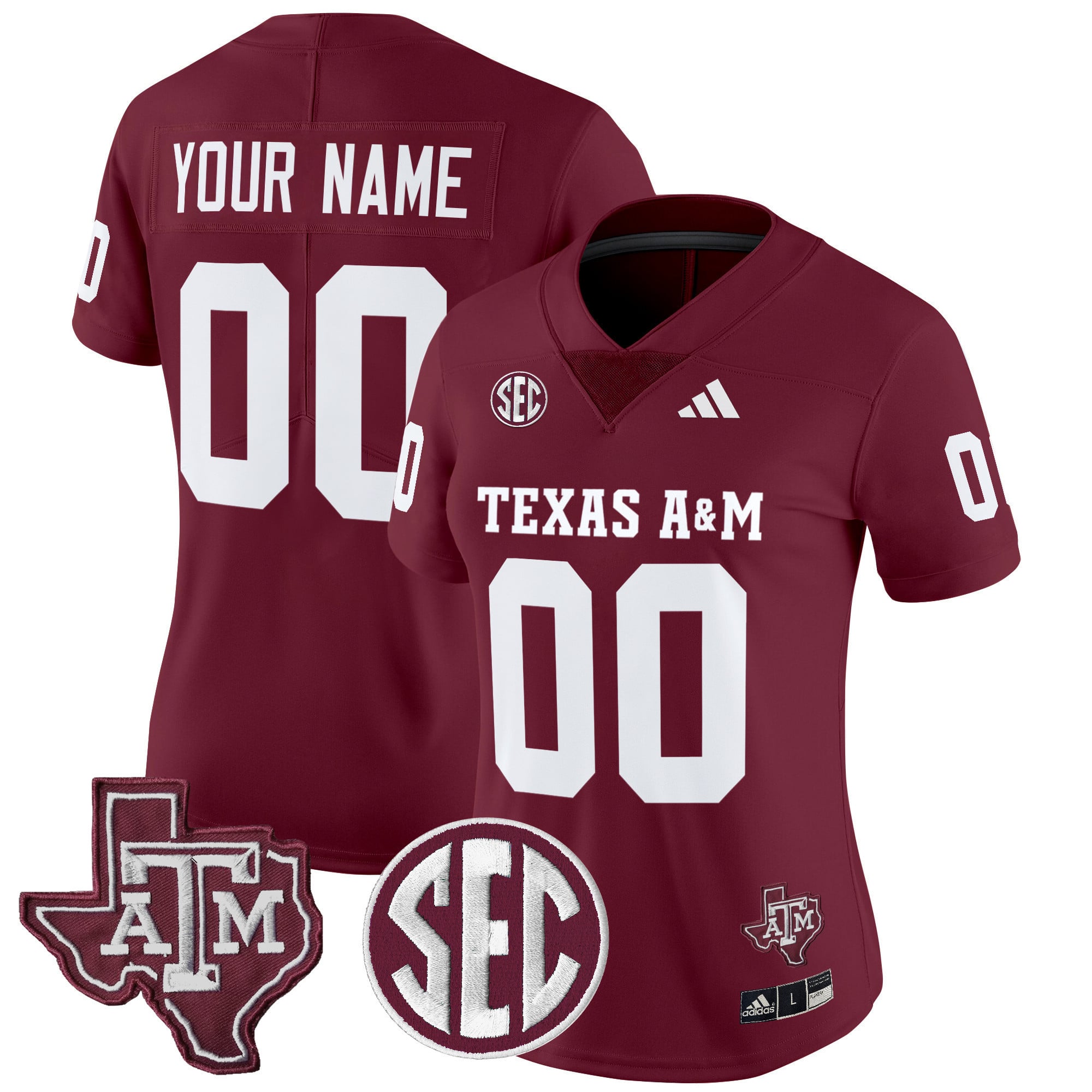 Texas A&M Aggies 2025 Vapor Limited Custom Jersey - All Stitched