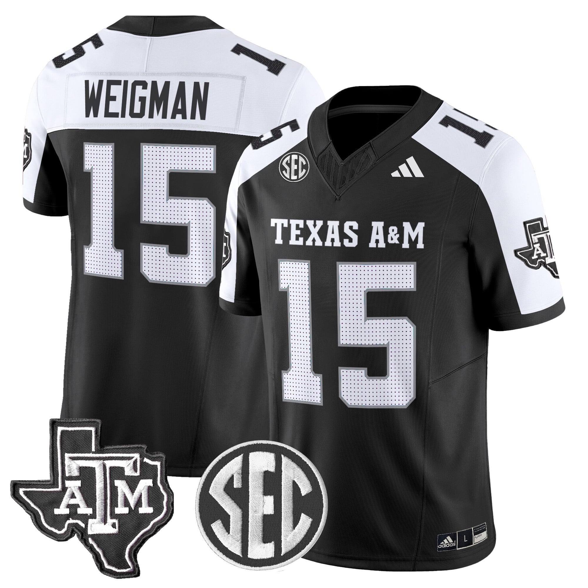 Men's Texas A&M Aggies 2025 Vapor Limited Jersey - All Stitched