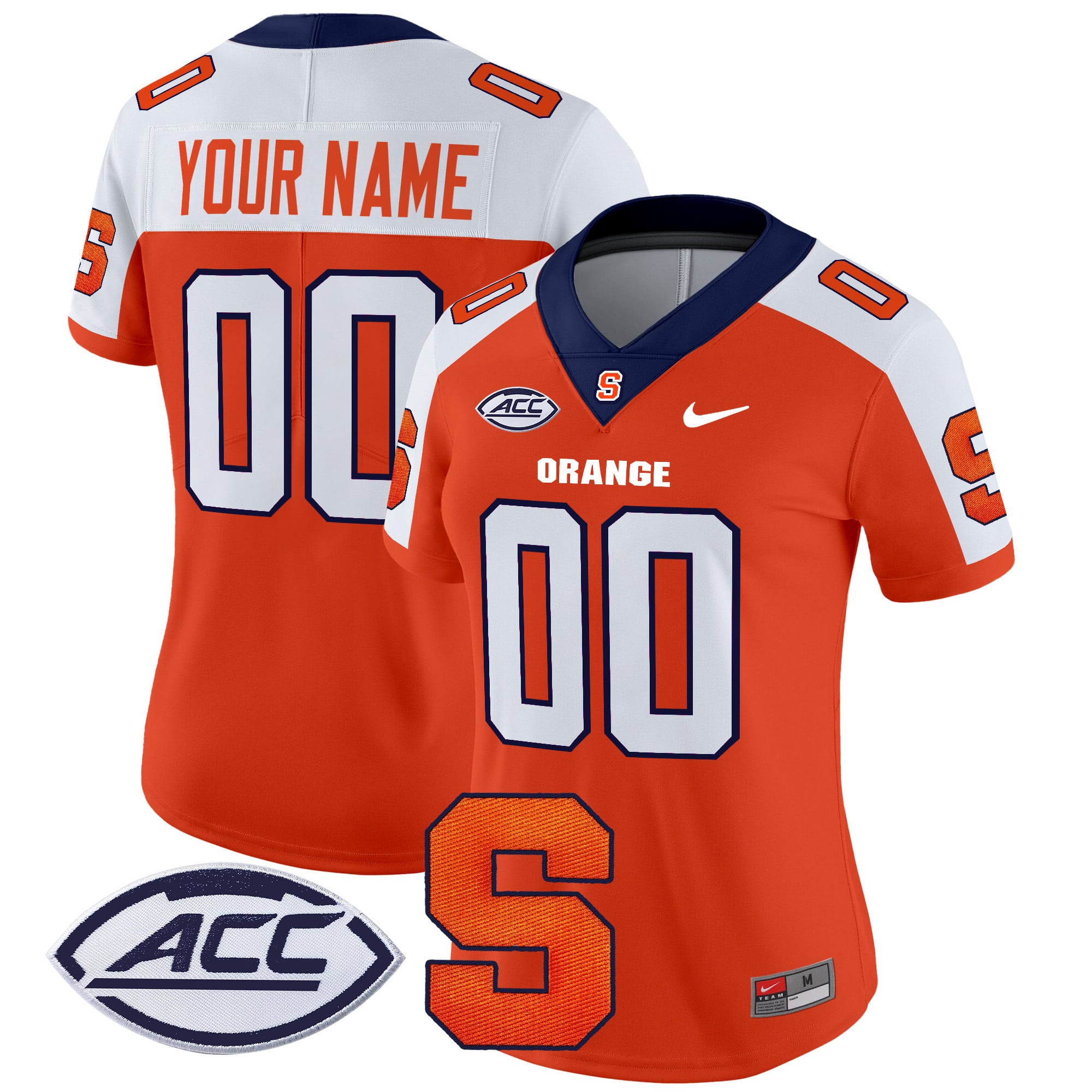 Syracuse Orange 2025 Vapor Limited Custom Jersey - All stitched