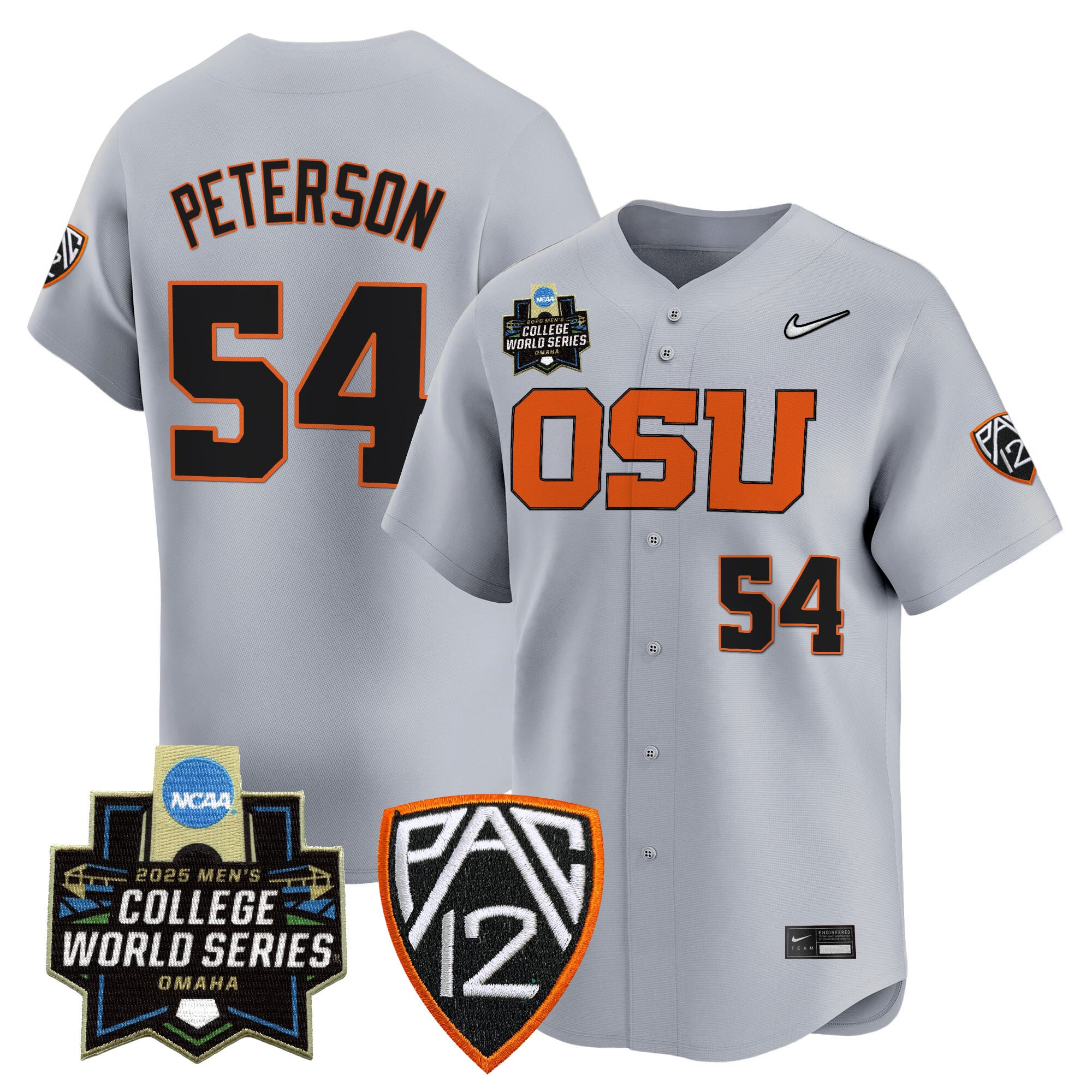 Men's Oregon State Beavers 2025 World Series Vapor Premier Limited Jersey - All Stitched
