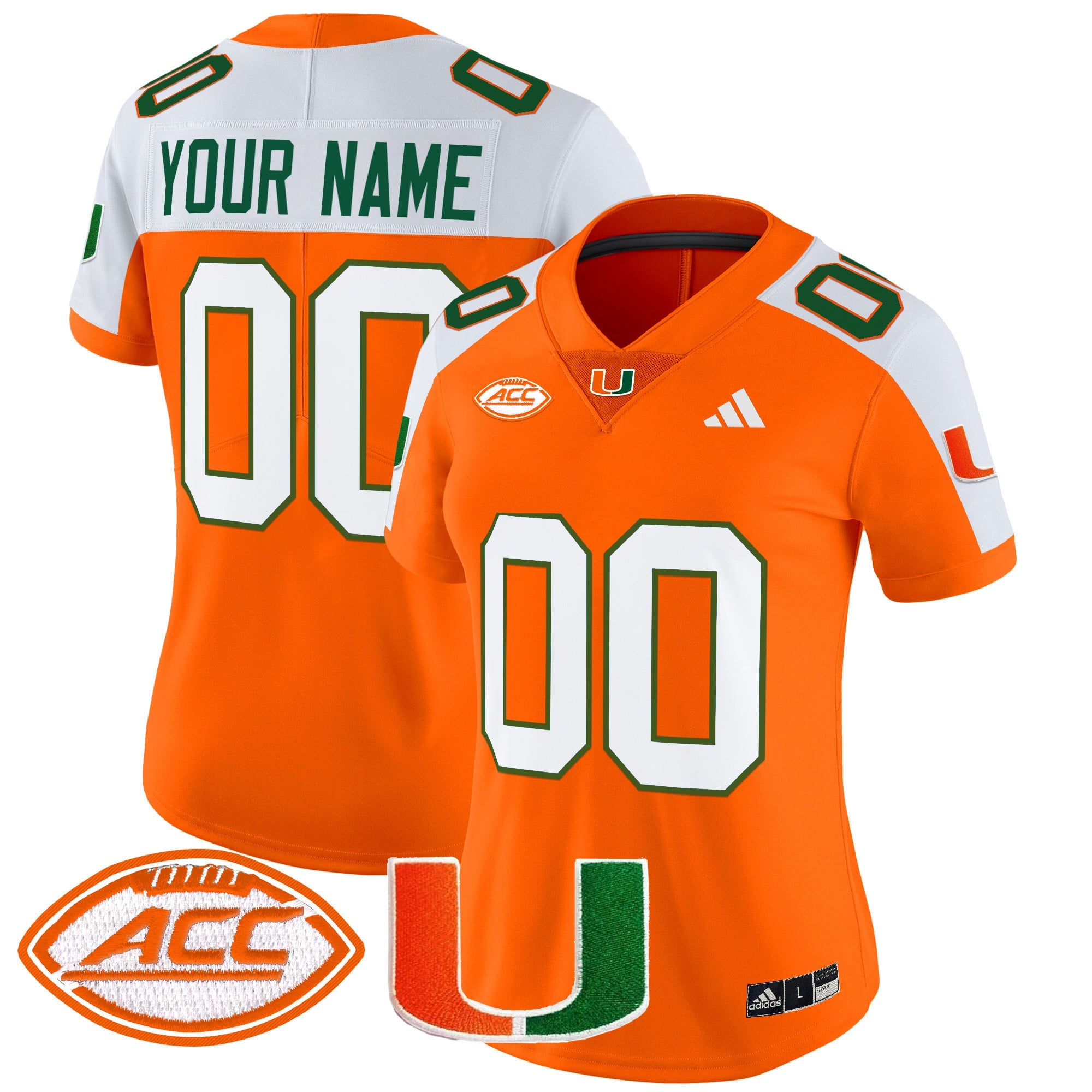 Miami Hurricanes 2025 Vapor Limited Custom Jersey - All Stitched