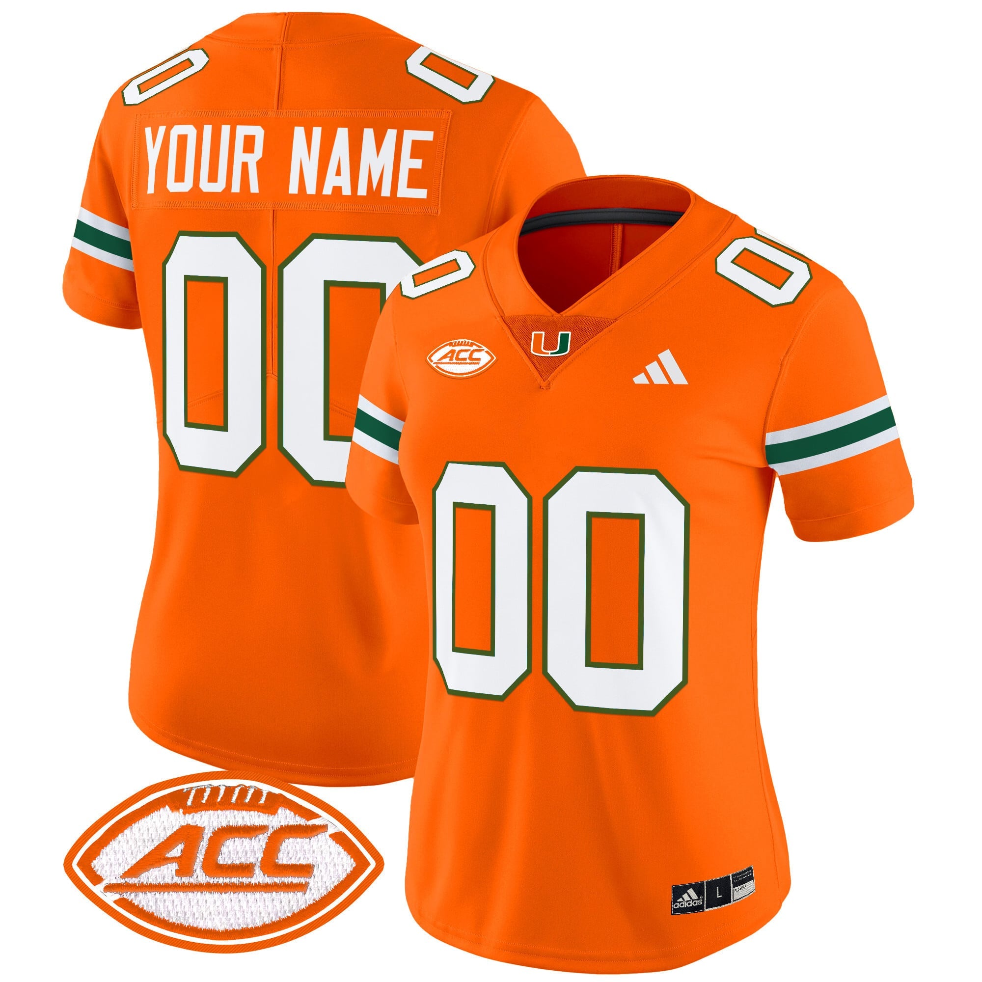 Miami Hurricanes 2025 Vapor Limited Custom Jersey - All Stitched