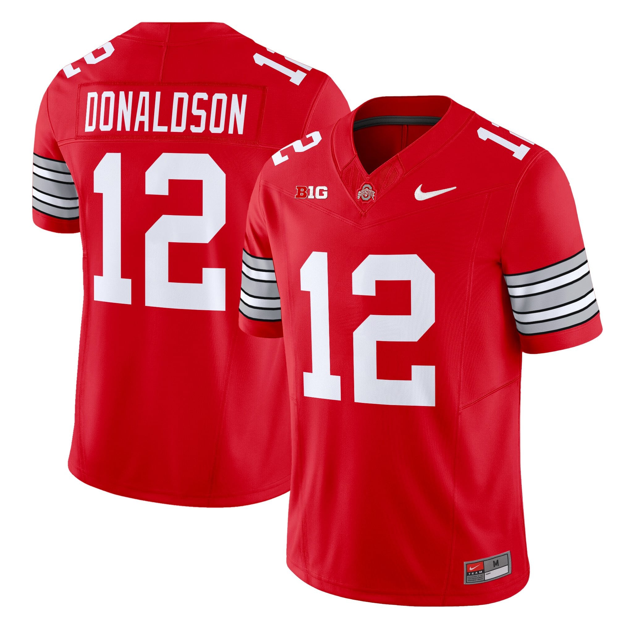 Men's Ohio State Buckeyes 'Heritage Stripe' 2025/26 Vapor Limited Jersey - All Stitched