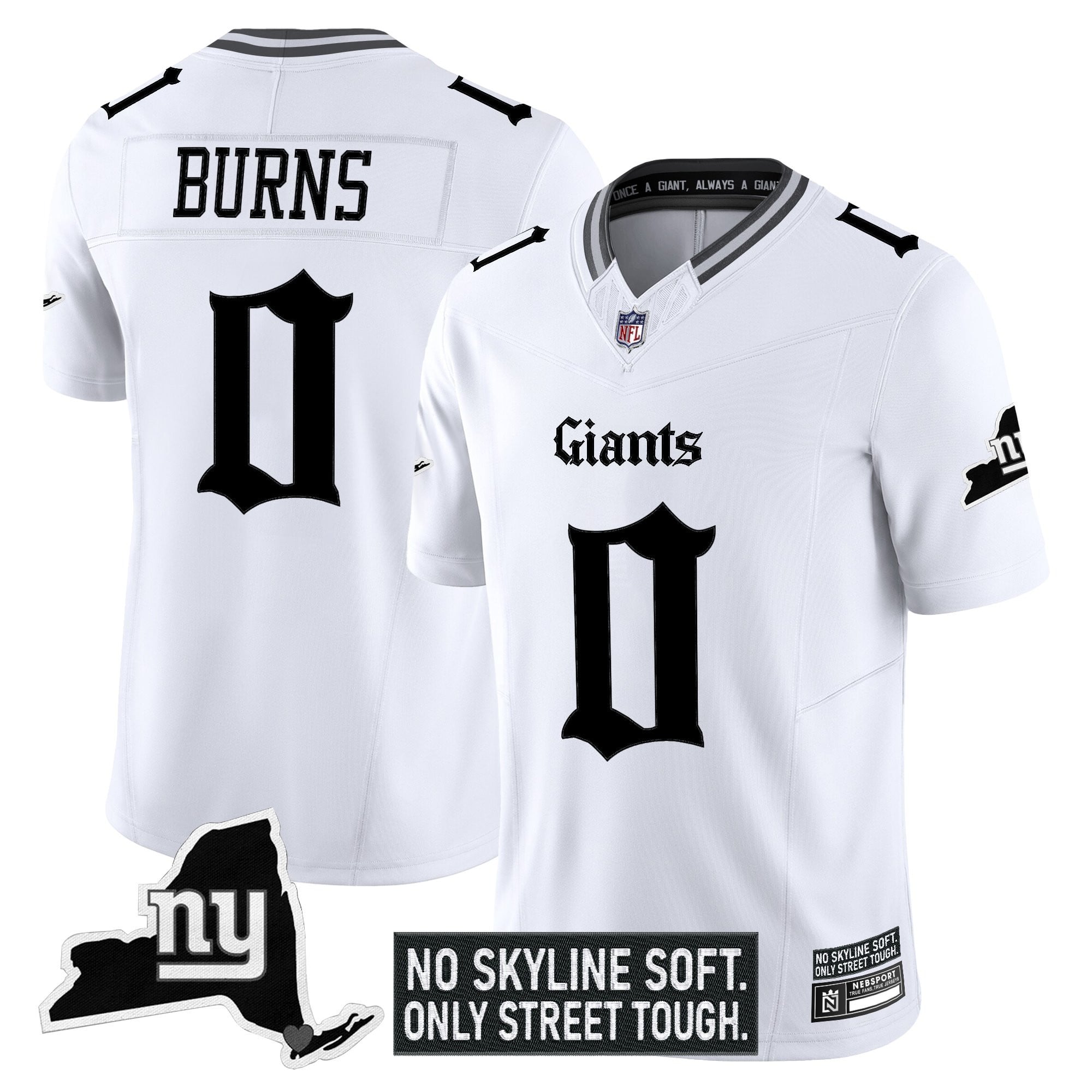 Men's New York Giants 'Gothic Gotham Edition' Vapor Limited Jersey - All Stitched