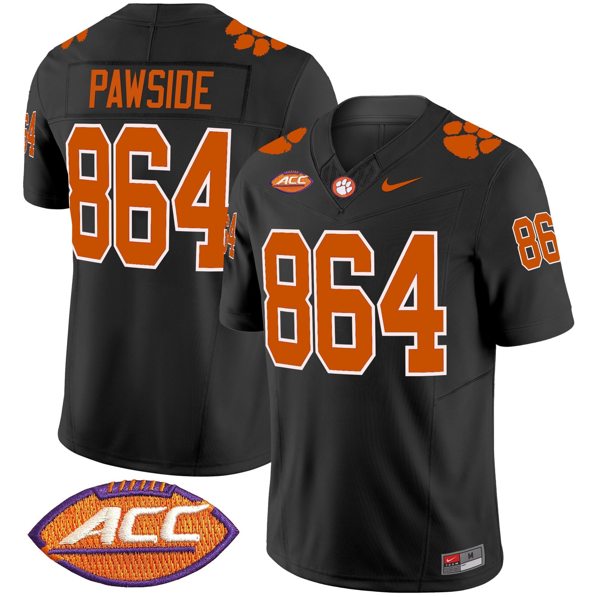Men's Clemson Tigers 2025 Vapor Limited Jersey - All Stitched